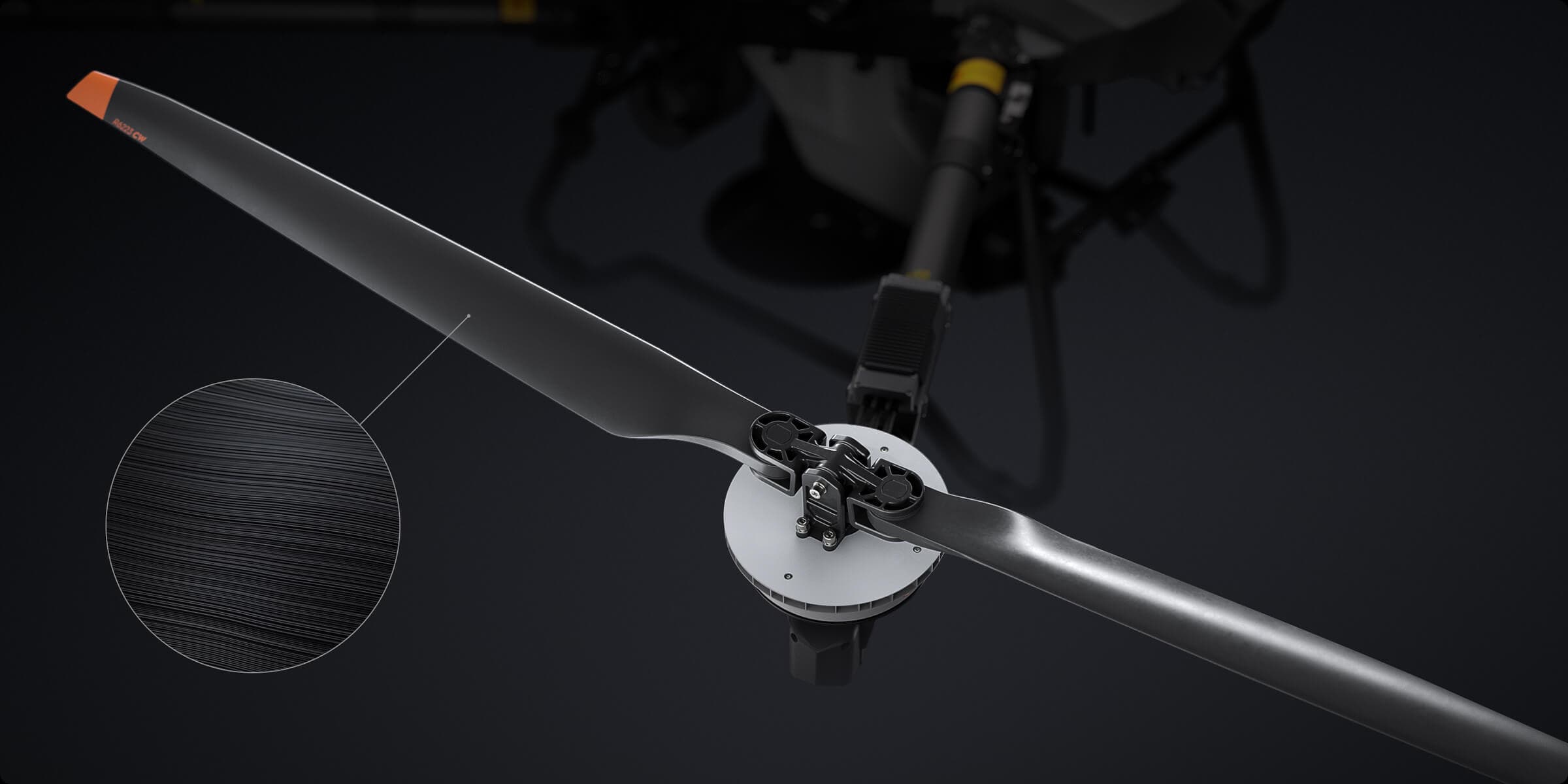 DJI Agras T70P 62 inç karbon fiber pervane ve motor