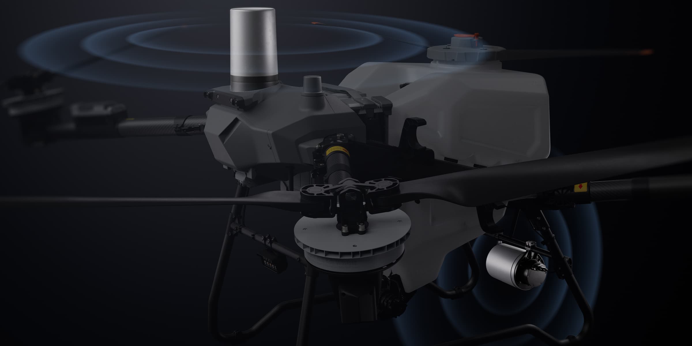 DJI Agras T70P milimetre dalga radar algılama alanı